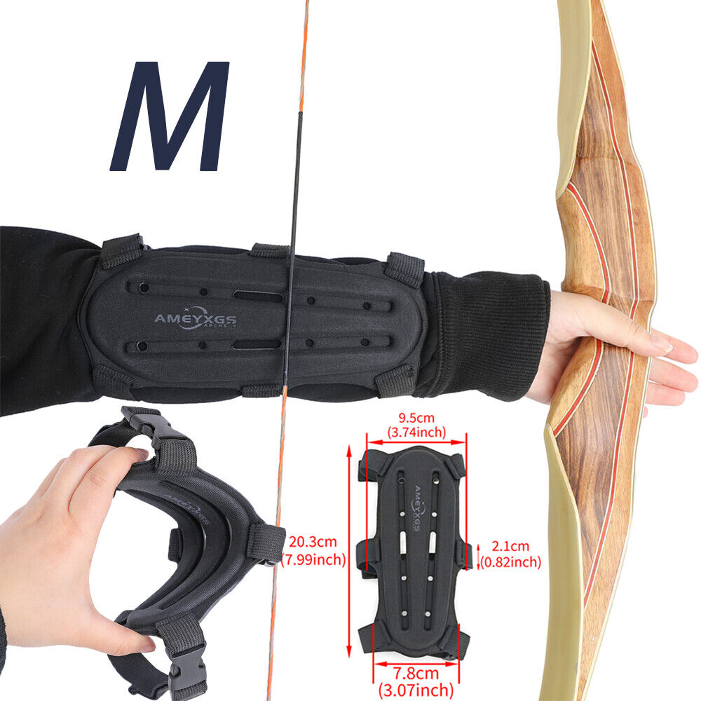 Archery Arm Guard Forearm Protector Adjustable Strap Protective Equipment Hunting